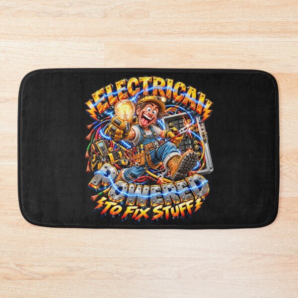 Item preview, Crazy Electrician Powered To Fix Stuff designed and sold by JAR Designs and Development.