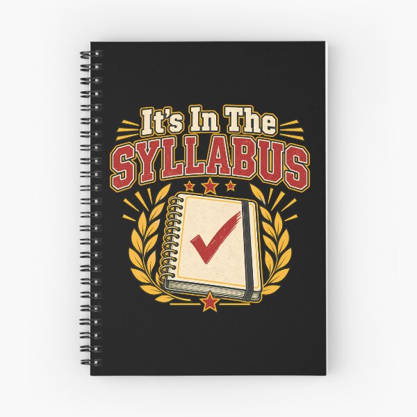 Item preview, It's In The Syllabus Funny Teacher Professor Retro designed and sold by Photo-Sphere101.