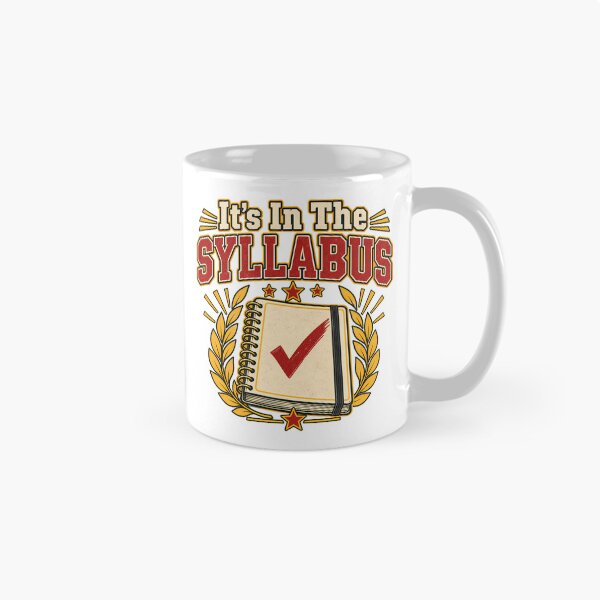 Item preview, It's In The Syllabus Funny Teacher Professor Retro designed and sold by Photo-Sphere101.