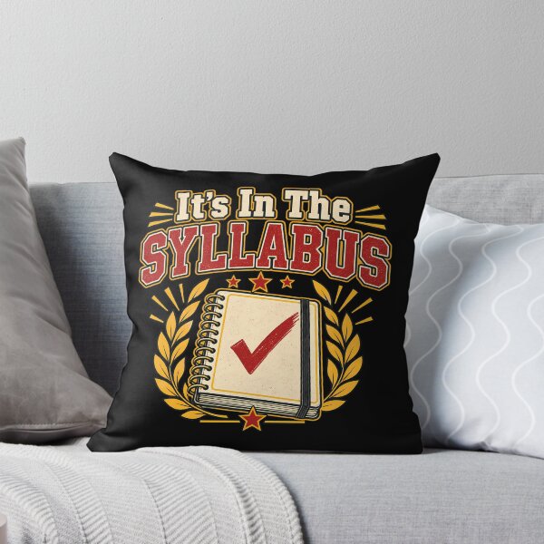 Item preview, It's In The Syllabus Funny Teacher Professor Retro designed and sold by Photo-Sphere101.
