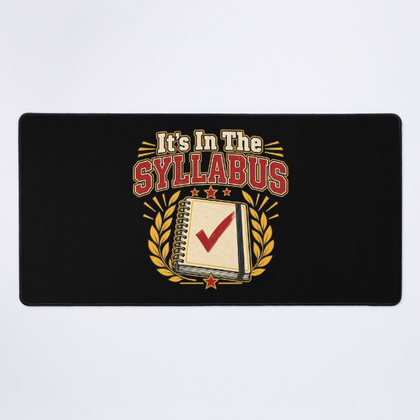 Item preview, It's In The Syllabus Funny Teacher Professor Retro designed and sold by Photo-Sphere101.