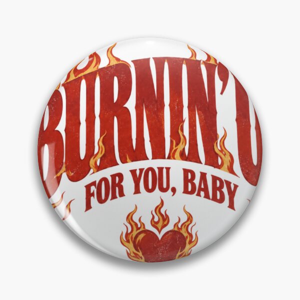 Item preview, Burnin Up for You Baby Flaming Heart Retro Rock designed and sold by Ansitalo.
