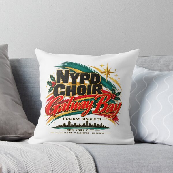 Item preview, NYPD Choir Galway Bay – Retro Irish Christmas Music Vintage Design designed and sold by UrbanKangaroo.