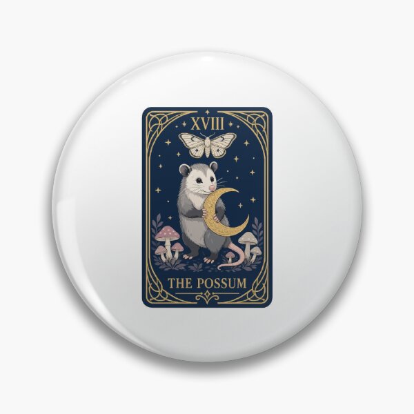 Item preview, The Possum Tarot Card Celestial Witchy Opossum designed and sold by 2rose.