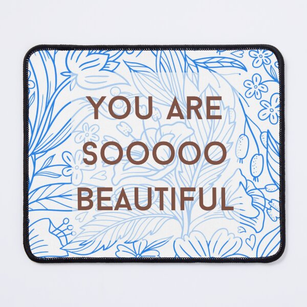 Item preview, Floral Line Art You Are So Beautiful Illustration designed and sold by LenaRus.