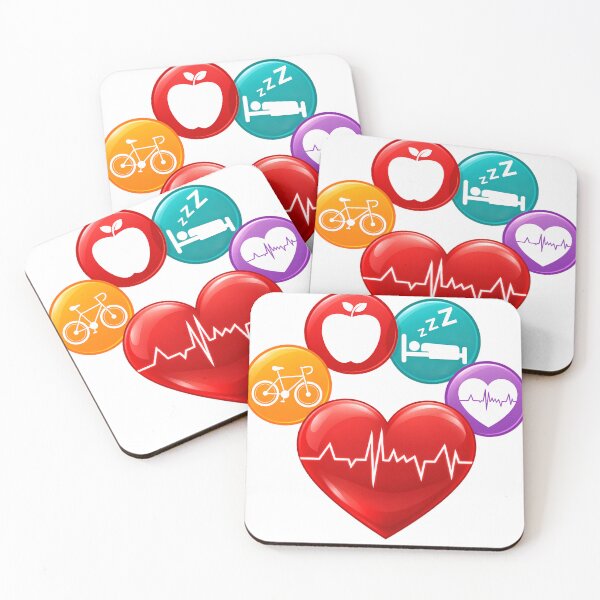 Item preview, Healthy life style through exercise, sleep well,eat healthy designed and sold by Afnan Store.