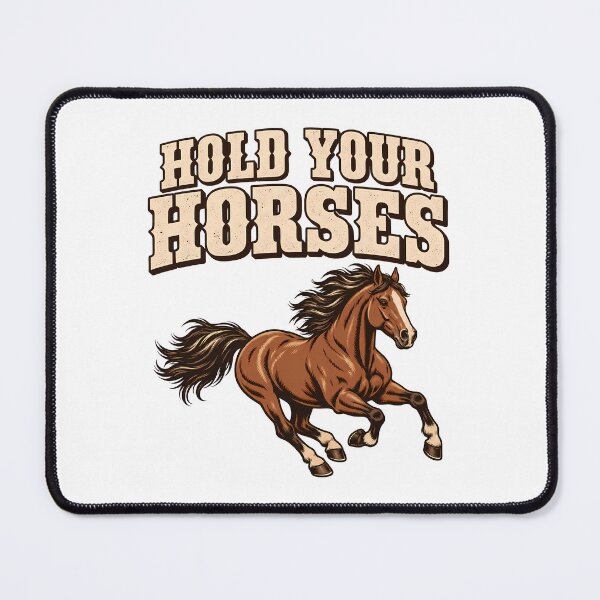 Item preview, Hold Your Horses Wild Running Horse Equestrian Western Country designed and sold by Photo-Sphere101.