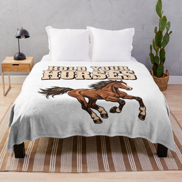 Item preview, Hold Your Horses Wild Running Horse Equestrian Western Country designed and sold by Photo-Sphere101.