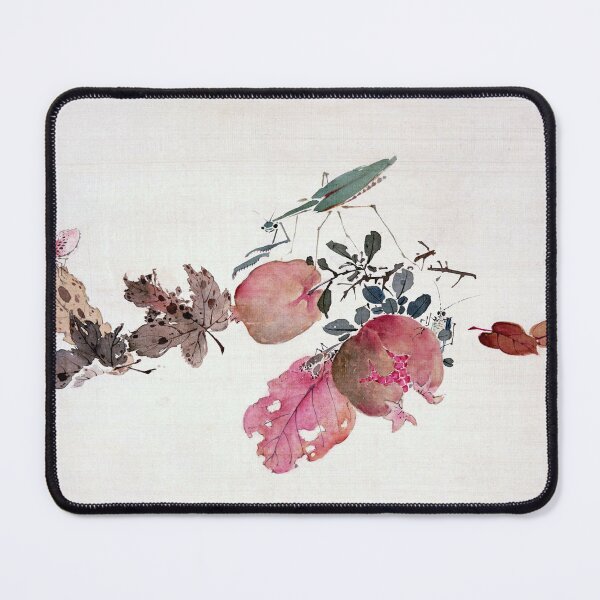 Item preview, Pomegranate and insects (1834) painting by Urakami Shunkin. designed and sold by AngyDesigns49.