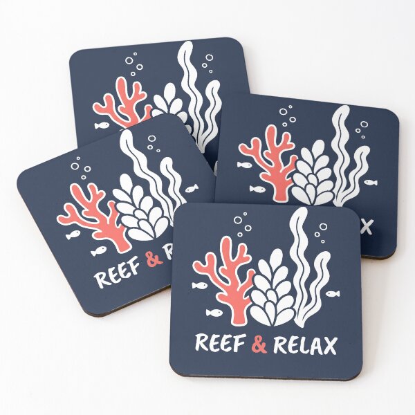 Item preview, Reef & Relax – Tropical Coral Reef, Sea Plants & Small Fish Design designed and sold by Sea Gem.
