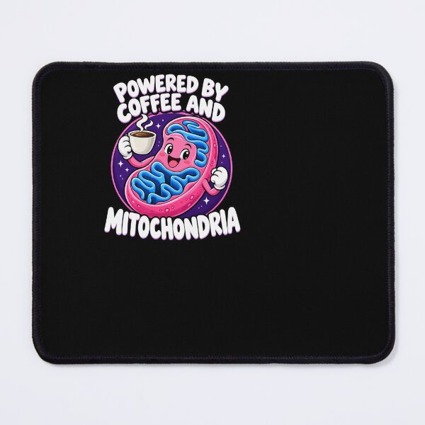 Item preview, Powered by Coffee and Mitochondria designed and sold by ROUX-ART.