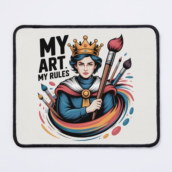 Item preview, My Art, My Rules – Confident Artist Quote and Creative Freedom designed and sold by Jollys-ArtShop.