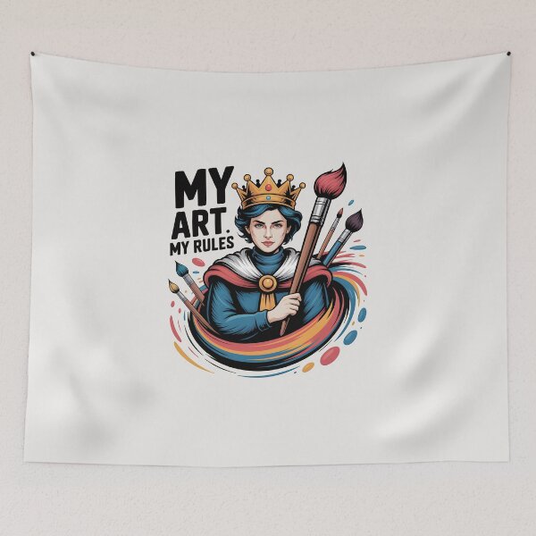 Item preview, My Art, My Rules – Confident Artist Quote and Creative Freedom designed and sold by Jollys-ArtShop.