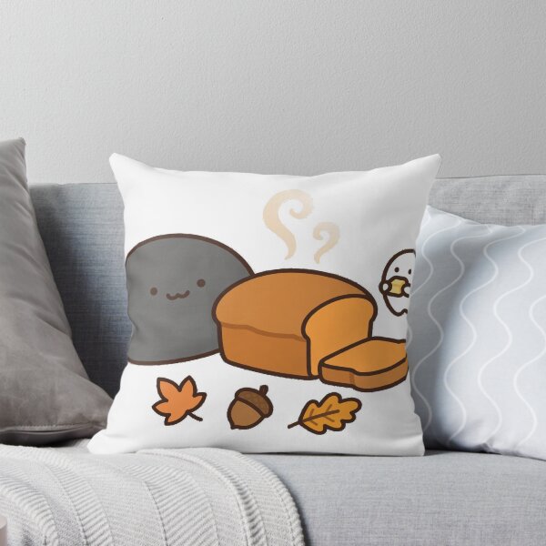 Item preview, Cute Black Cat Ghost Pumpkin Bread Fall Kawaii Sticker designed and sold by xiaoxiaochibi.