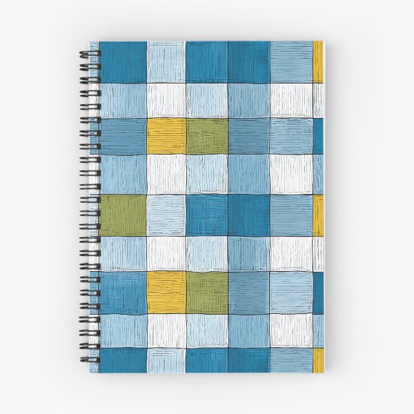 Item preview, Yellow and Blue Gingham Check Pattern in Cute Storybook Style designed and sold by Boddicca.