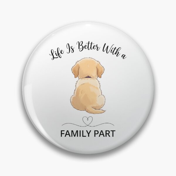 Item preview, Cute Puppy Back View Life Is Better With A Family Part designed and sold by DegiXblooms.