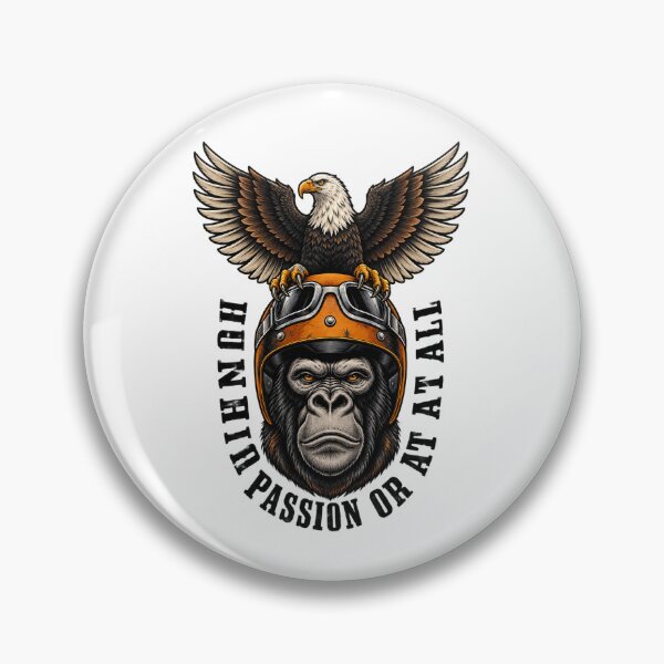 Item preview, Eagle Gorilla Passion Vintage Design designed and sold by KINOOOMA.