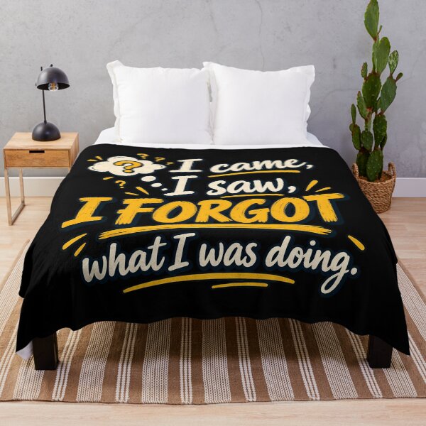 Item preview, I Came I Saw I Forgot What I Was Doing Funny Sarcastic ADHD Humor designed and sold by Photo-Sphere101.