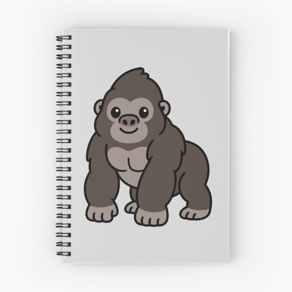Item preview, Cute Cartoon Gorilla designed and sold by WildlifeDoodle.