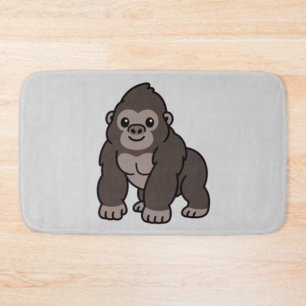 Item preview, Cute Cartoon Gorilla designed and sold by WildlifeDoodle.