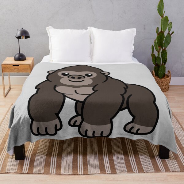 Item preview, Cute Cartoon Gorilla designed and sold by WildlifeDoodle.