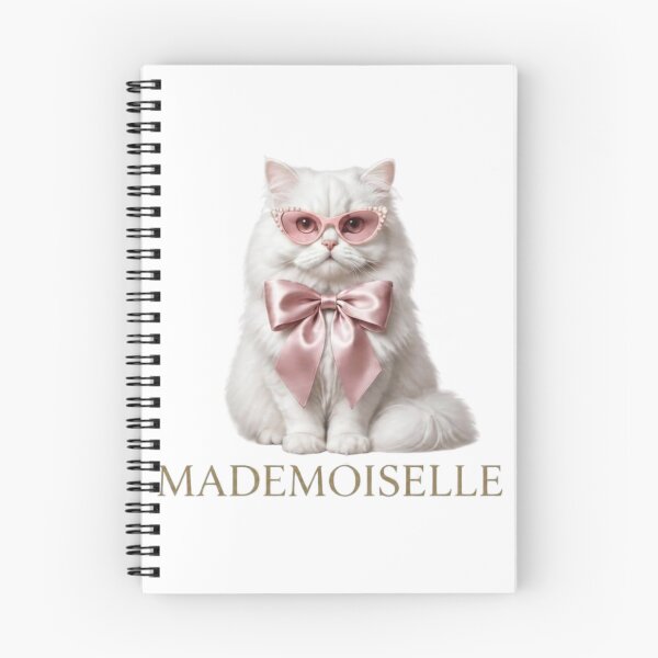 Item preview, Mademoiselle Glamour White Cat Pink Sunglasses Silk Bow designed and sold by gushtera.