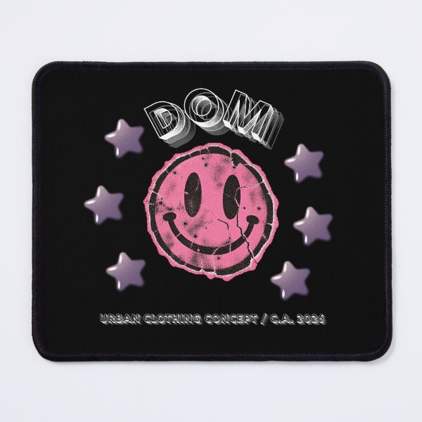 Item preview, Title: Retro Pink Smiley Streetwear – Urban Y2K Grunge Design designed and sold by Dombrand1.