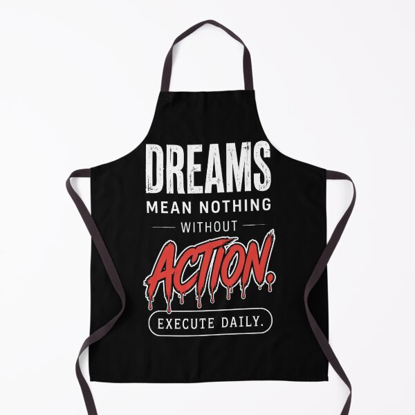 Item preview, Dreams Mean Nothing Without Action Execute Daily - Hustle Quote designed and sold by Vibe-Vary.
