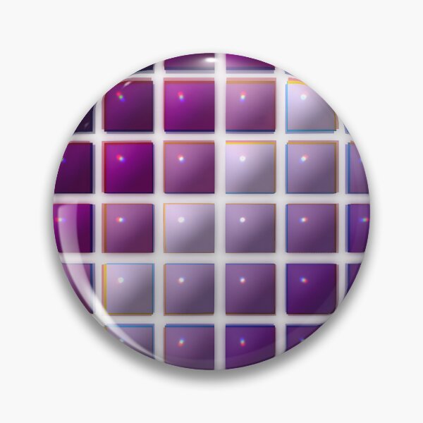Item preview, Purple Neon Grid Abstract Geometric Pattern designed and sold by Vivid Illusions.