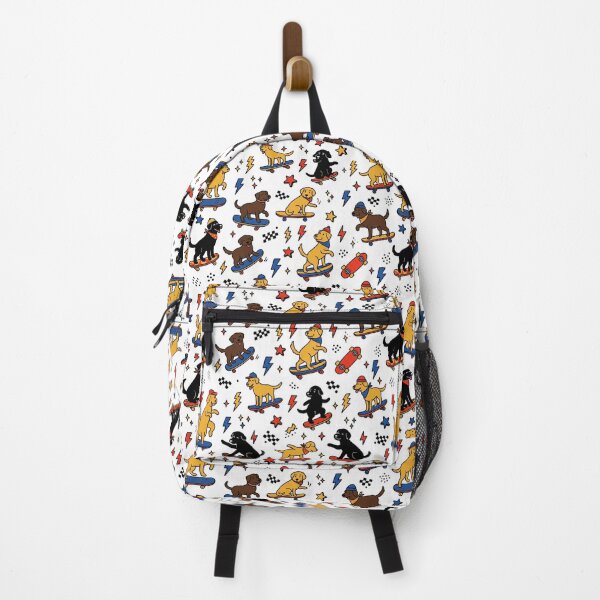 Item preview, Skater Dogs - Funny Pattern of Labradors on Skateboards Urban Style designed and sold by Goodthingstree.