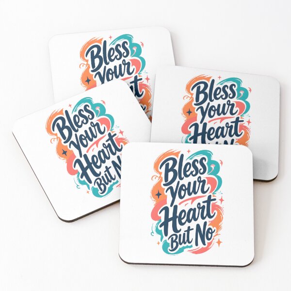 Item preview, Bless Your Heart But No – Southern Sass Typography designed and sold by TheAchyArtist.