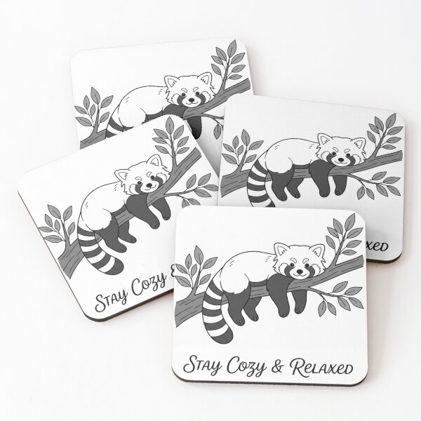 Item preview, Stay Cozy And Relaxed Red Panda designed and sold by ThePrintArt.