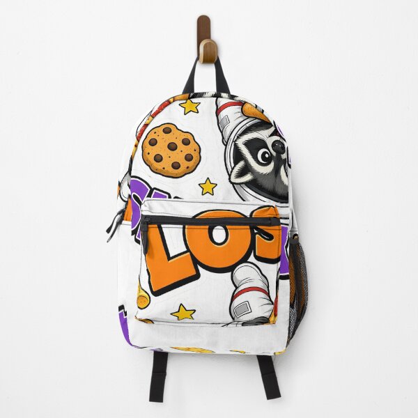 Item preview, Lost In Snack Space Astronaut Raccoon with Pizza designed and sold by GSideArtStore.