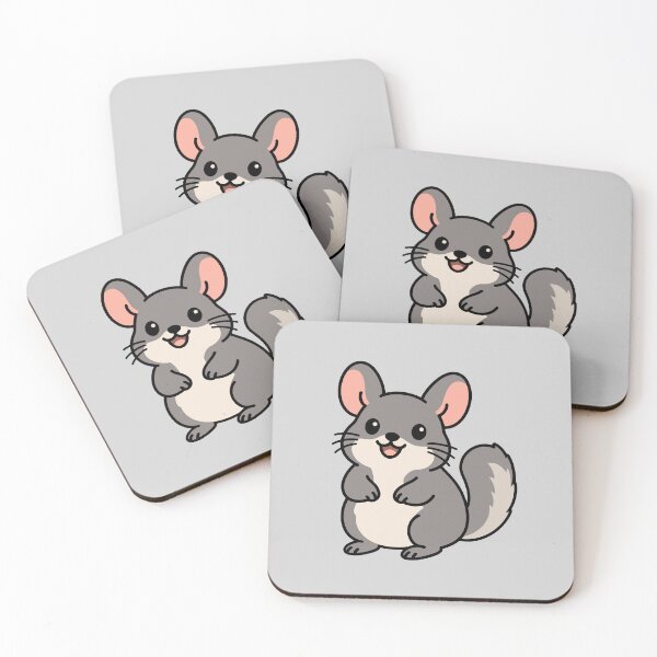 Item preview, Cute Cartoon Chinchilla designed and sold by WildlifeDoodle.