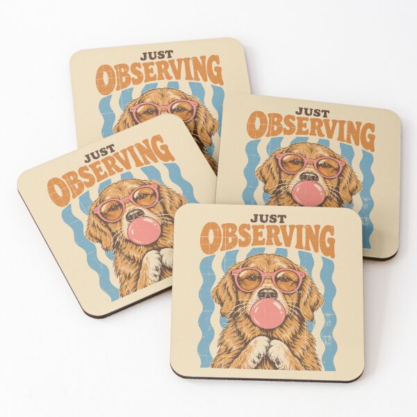 Item preview, Just Observing Golden Retriever Teacher Funny ABA  designed and sold by Y-Vibes.