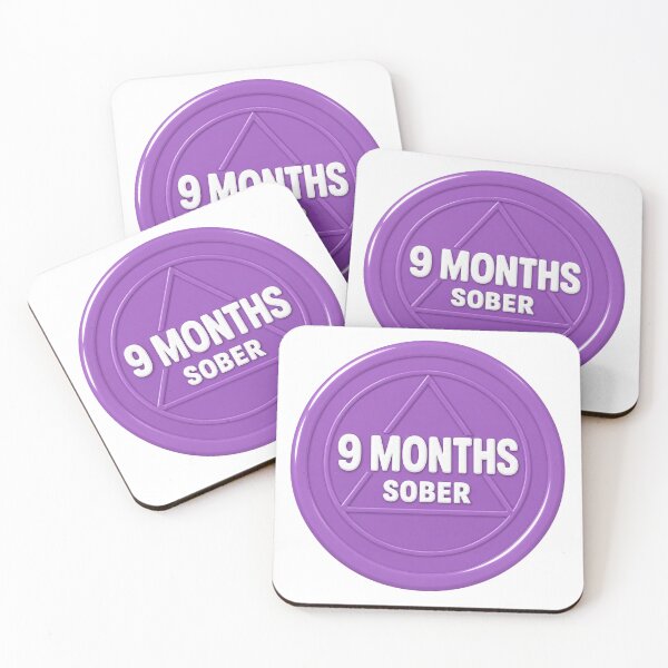 Item preview, 9 Months Sober – Sobriety Chip Milestone Gift designed and sold by Freekey Store.