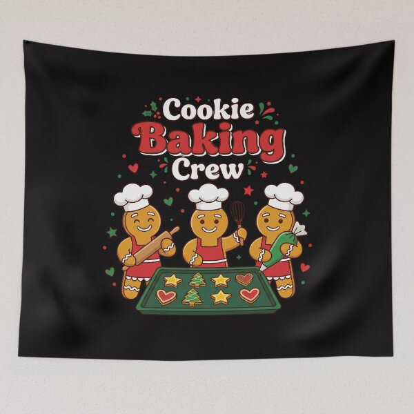 Item preview, Christmas Cookie Baking Crew Wreath designed and sold by w66aboo.