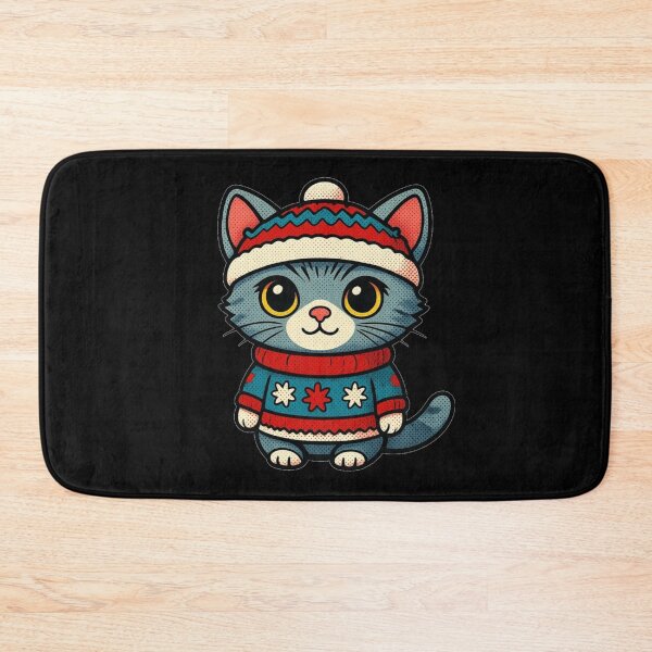 Item preview, Cute Cat in Winter Wonderland – Cute Cozy Feline Snow Design designed and sold by JeraiffsonCorner .
