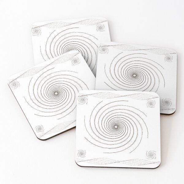 Item preview, Hand Drawn Spiral - Vintage Swirl Line Art designed and sold by Decorta.