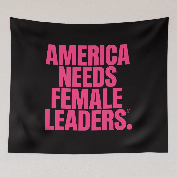Item preview, America Needs Female Leaders Pink Feminist Statement  designed and sold by w66aboo.