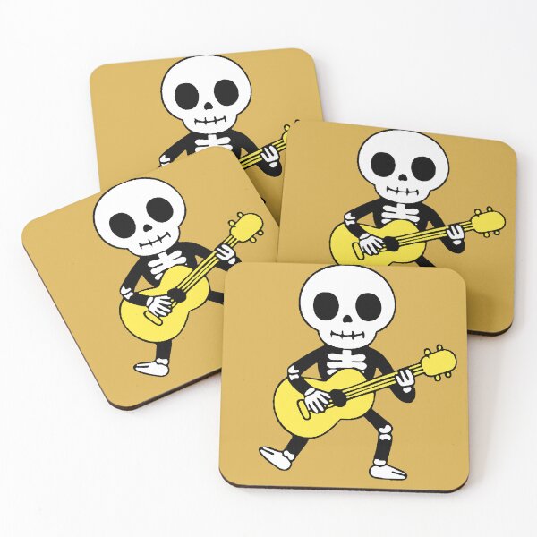Item preview, Skeleton Playing Guitar - Funny Guitarist Skeleton Day of the Dead designed and sold by AstronautMerch.
