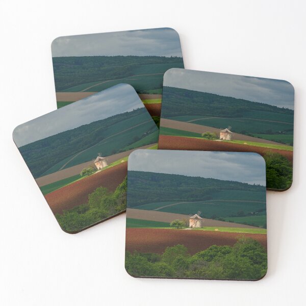 Item preview, Rustic Windmill on Dramatic Rolling Hills designed and sold by AngelusH.