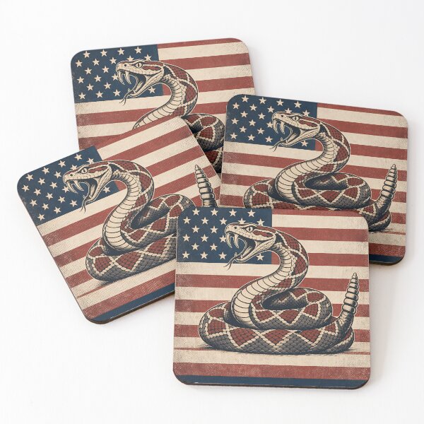 Item preview, Don't Tread On Me Rattlesnake Poster designed and sold by bycaiotti.