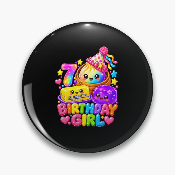 Item preview, 7Th Birthday Shirt Girl 7 Year Old Squishies Dumpling Party designed and sold by RealestInternet.