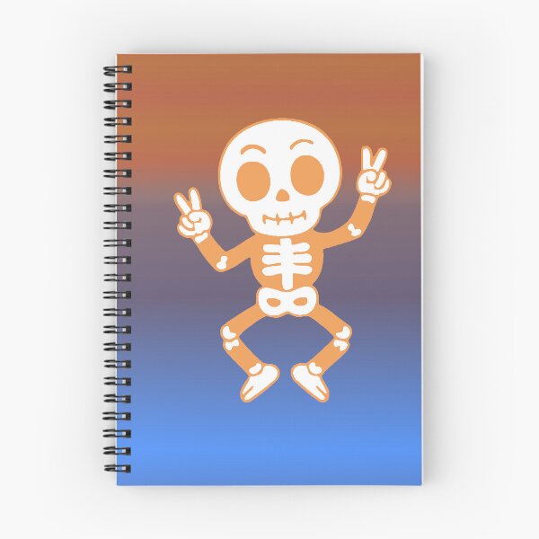 Item preview, Happy Skeleton Making a Peace Sign - Kawaii Skeleton Good Vibes designed and sold by AstronautMerch.