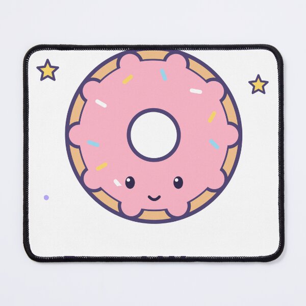 Item preview, Donut Worry Cute Kawaii Pink Donut Pun Sticker designed and sold by Coco Zone .