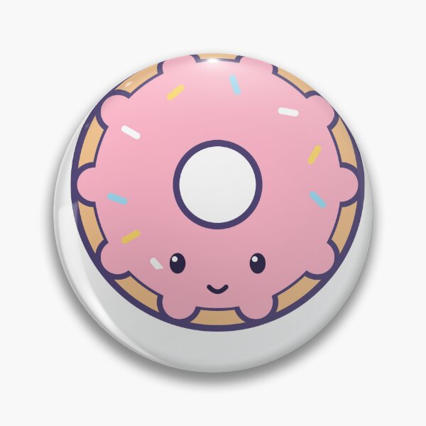 Item preview, Donut Worry Cute Kawaii Pink Donut Pun Sticker designed and sold by Coco Zone .