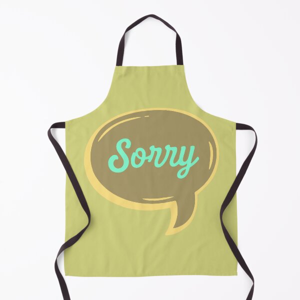 Item preview, Sorry Bubble Comic - Sorry Retro Speech Bubble designed and sold by AstronautMerch.