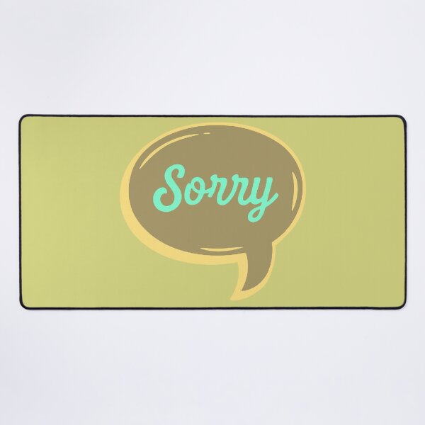 Item preview, Sorry Bubble Comic - Sorry Retro Speech Bubble designed and sold by AstronautMerch.
