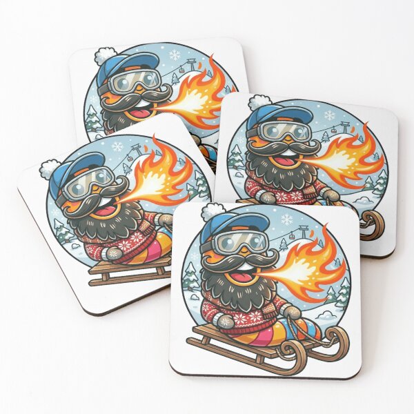 Item preview, Sledding Bearded Fireworm designed and sold by BeardedFireworm.